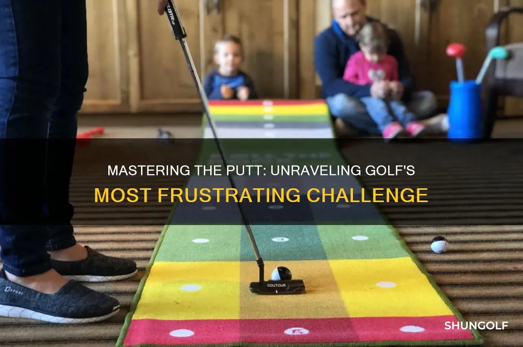 why is putting in golf so hard
