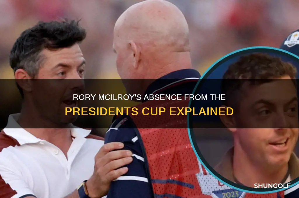 why is rory not in presidents cup