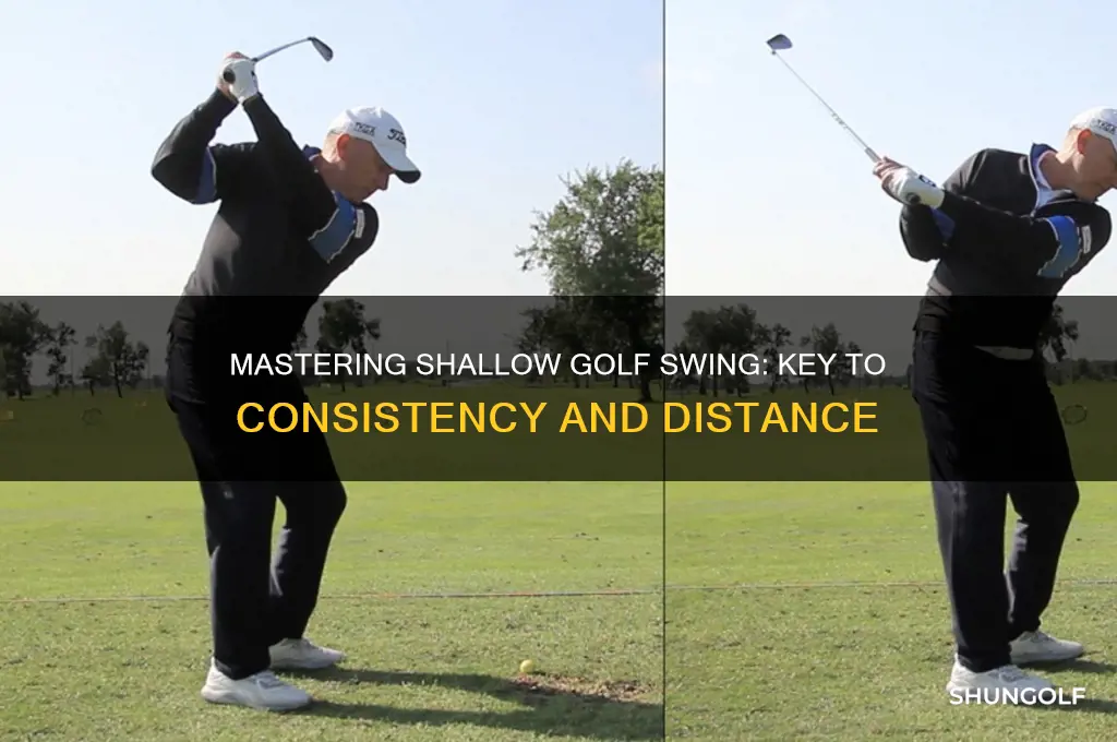 why is shallowing the golf club important