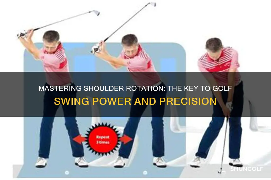 why is shoulder rotation in golf important