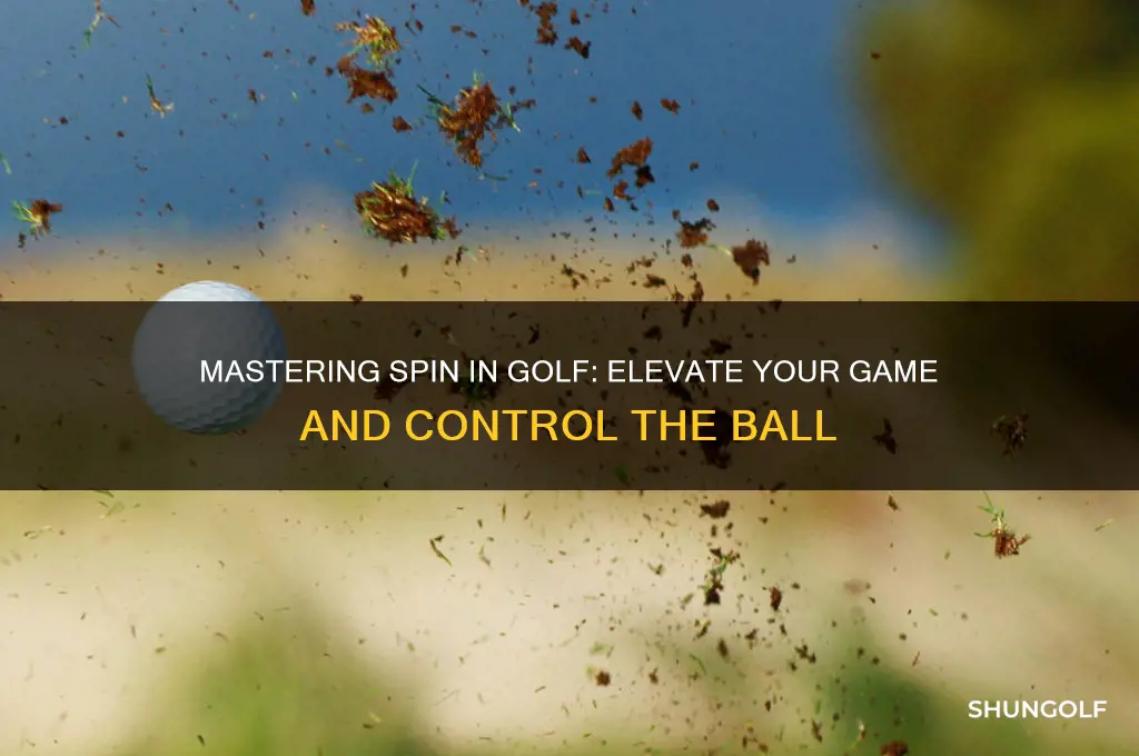 why is spin important in golf