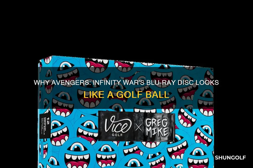 why is the bluray on infinity war golf
