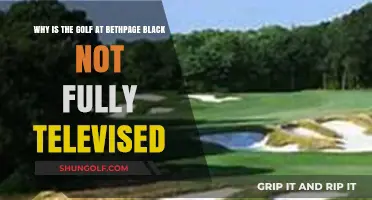 Bethpage Black Golf: Why Isn't the Entire Event Televised?