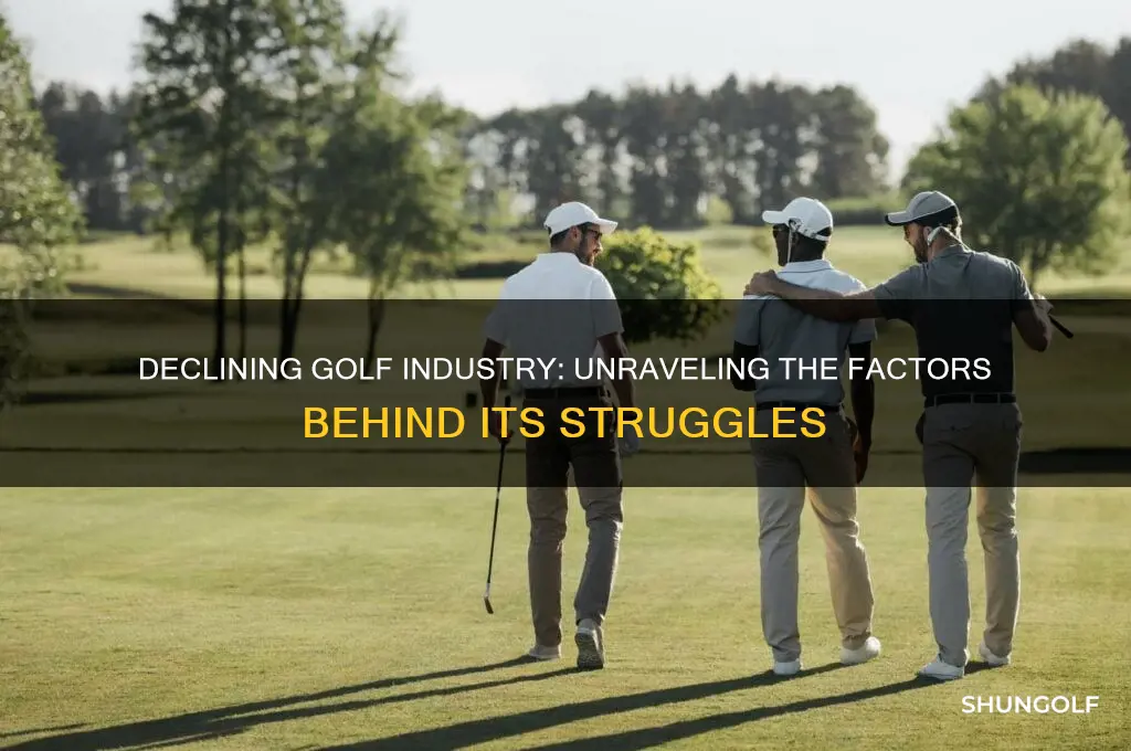 why is the golf industry in decline