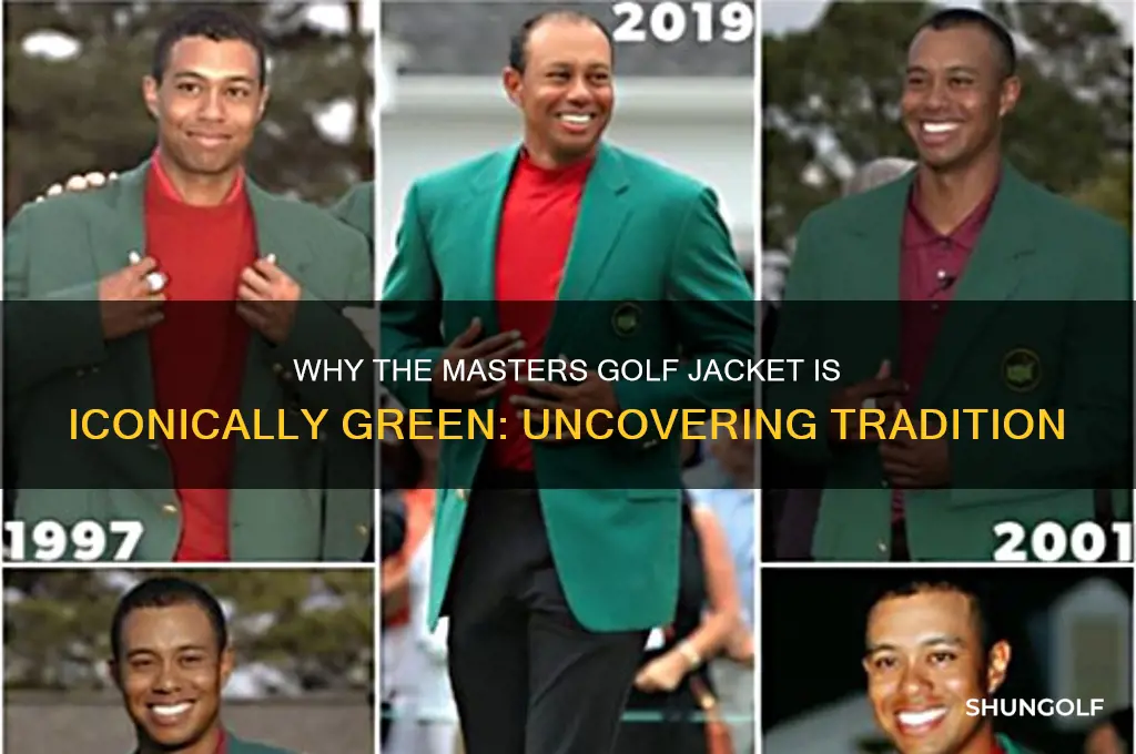 why is the masters golf jacket green