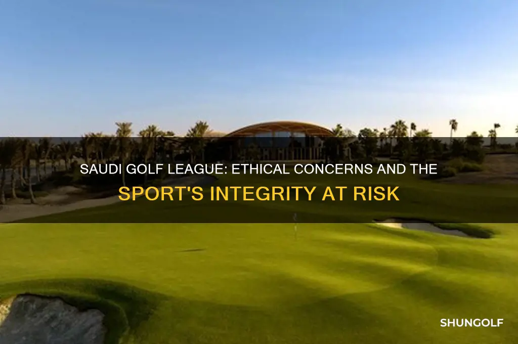why is the saudi golf league bad