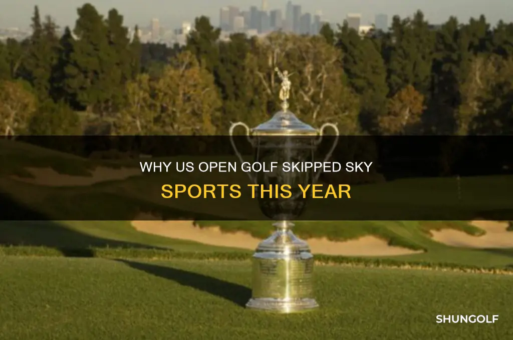 why is the us open golf not on sky