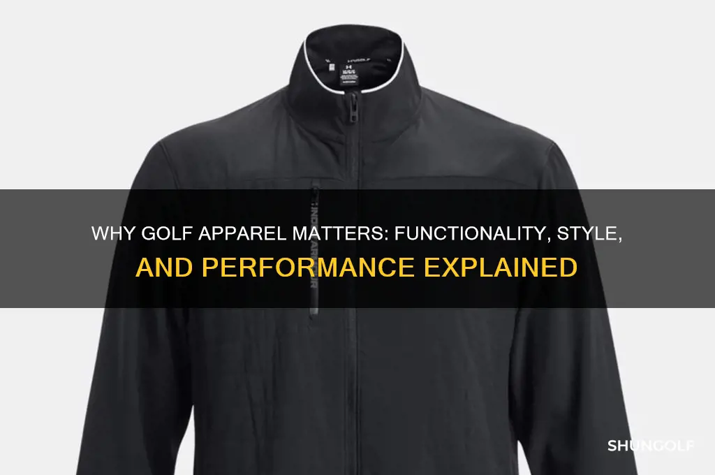 why is there golf apparel