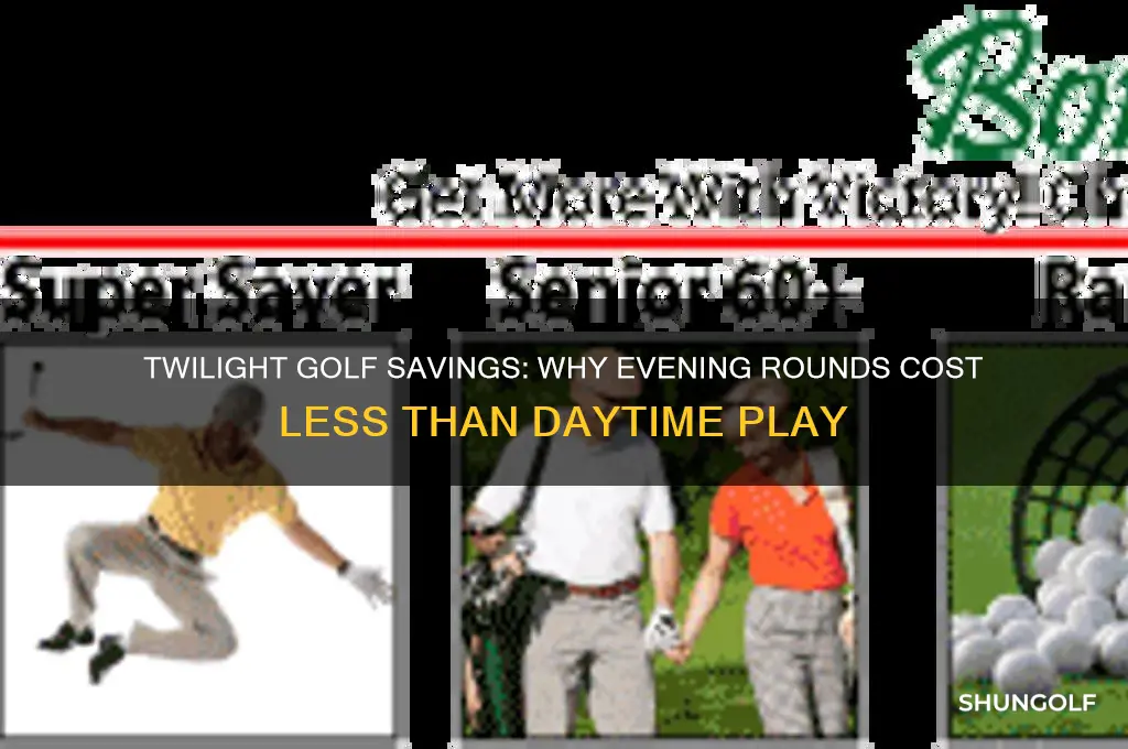 why is twilight golf cheaper