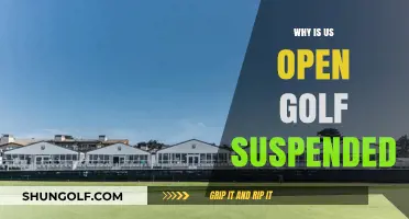 US Open Golf Suspended: Unraveling the Reasons Behind the Halt