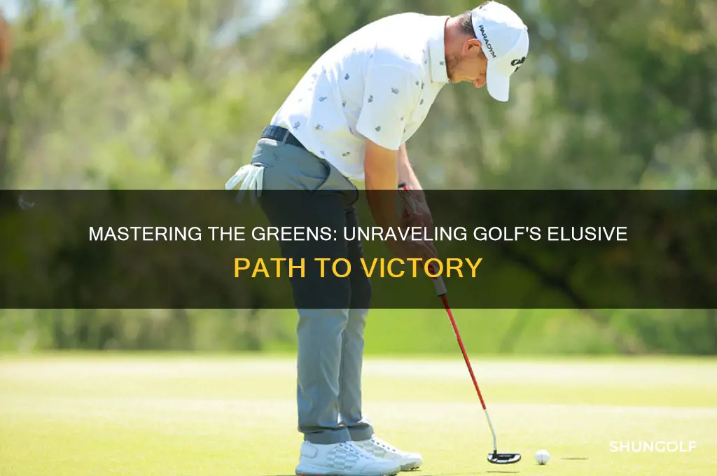 why is winning in golf so hard