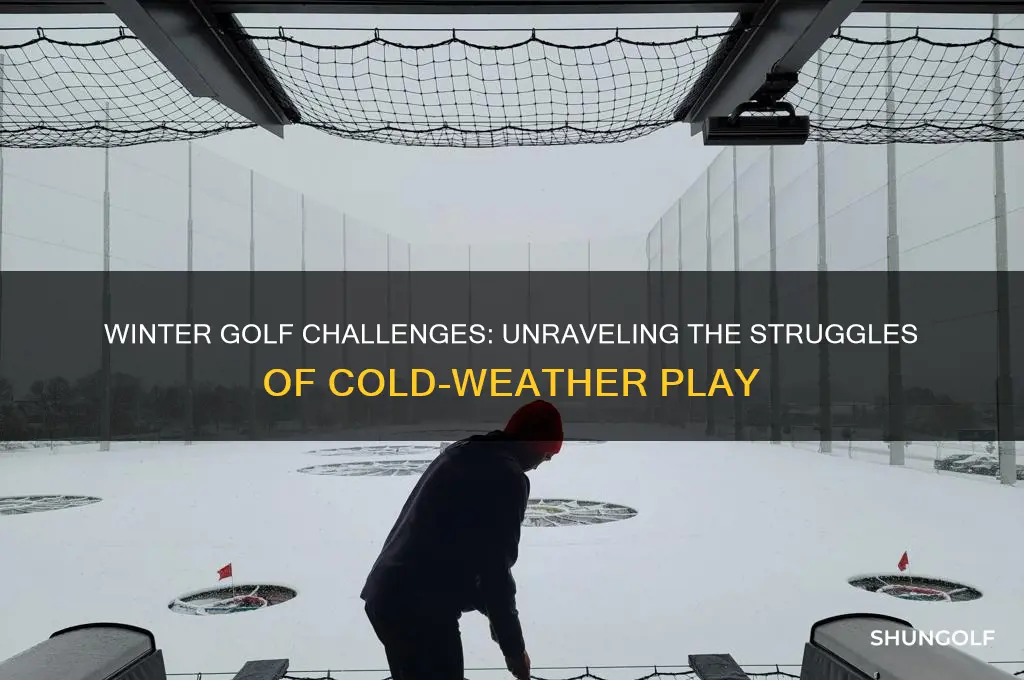 why is winter golf so hard