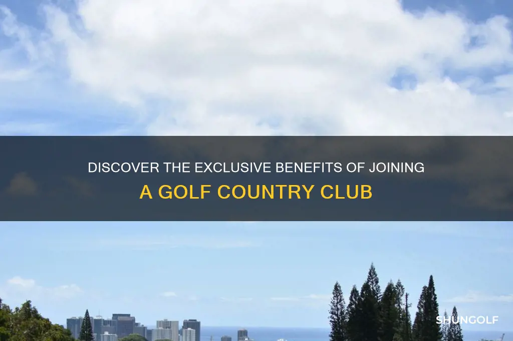 why join a golf country club
