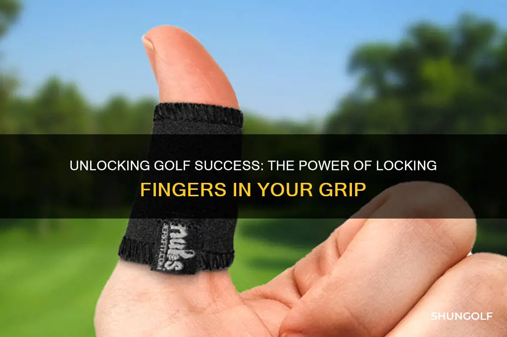 why lock fingers golf