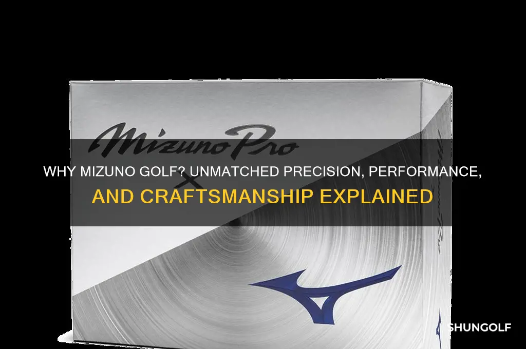 why mizun golf