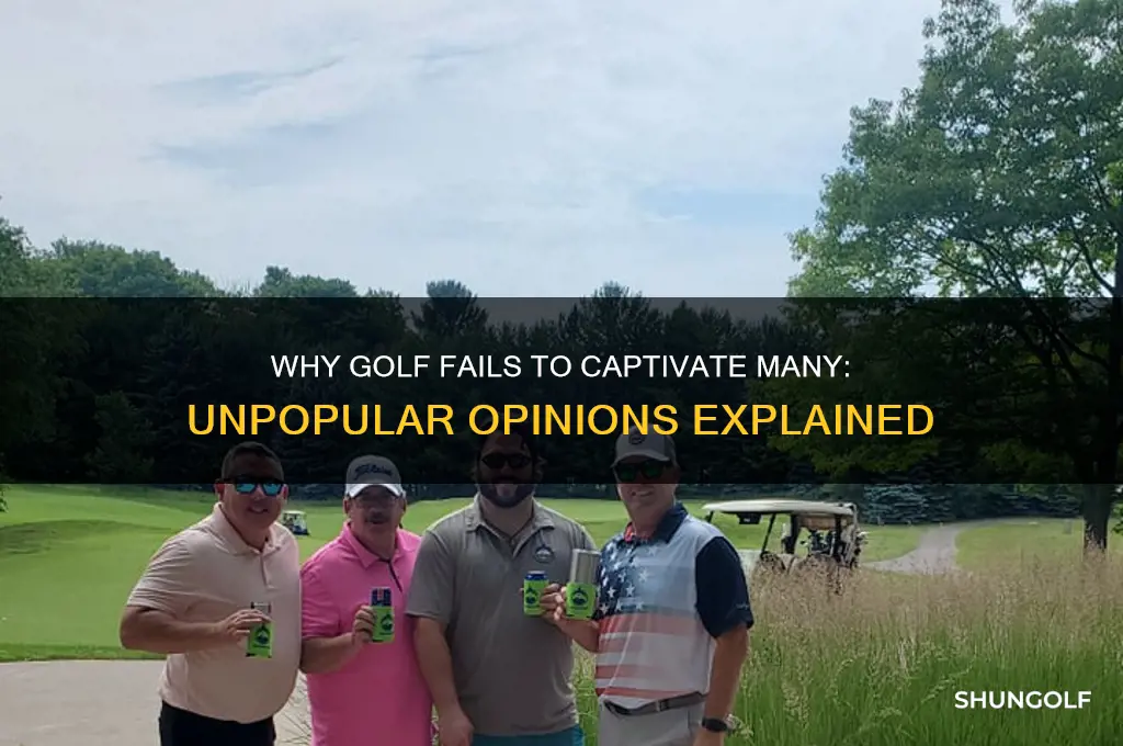 why people don t like golf