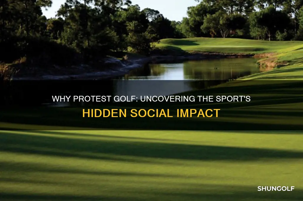 why protest golf