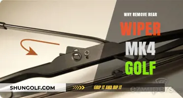 Should You Remove the Rear Wiper on Your MK4 Golf?
