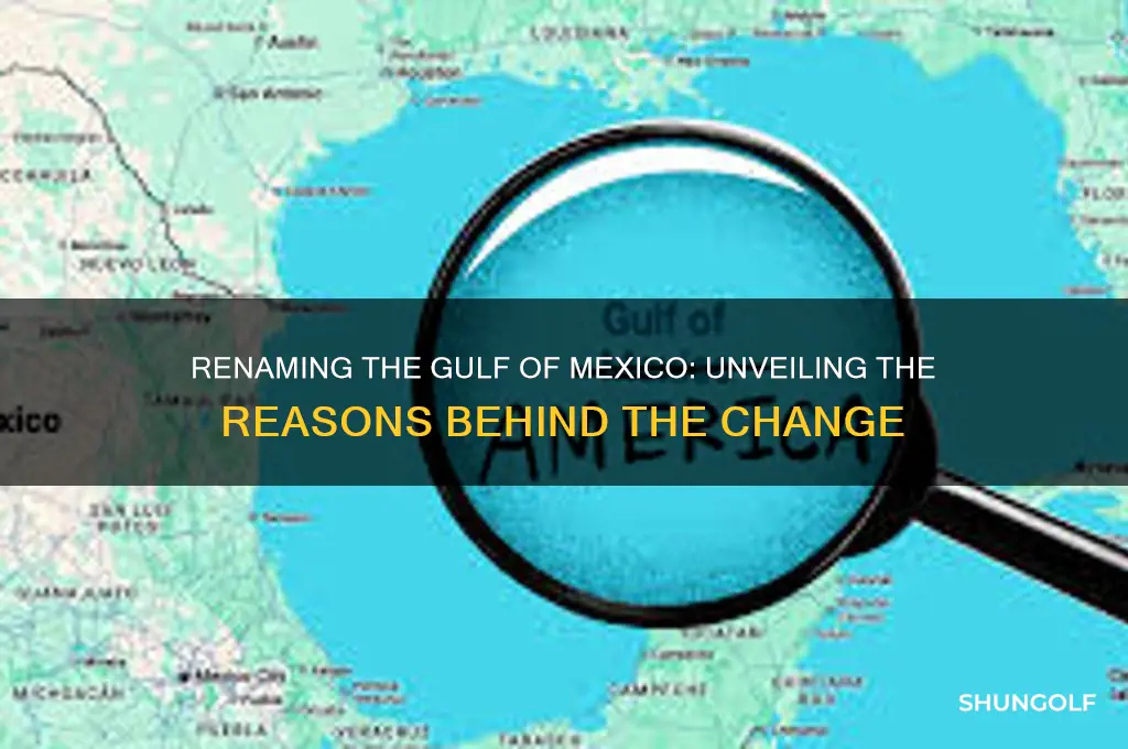 why rename golf of mexico