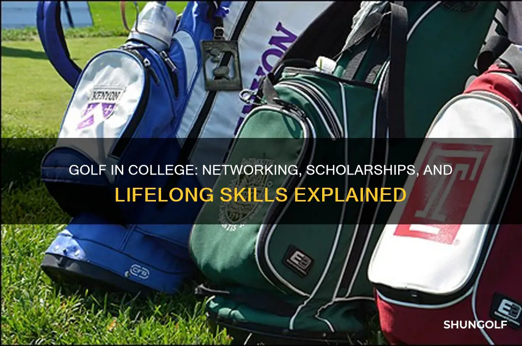 why should i golf in college