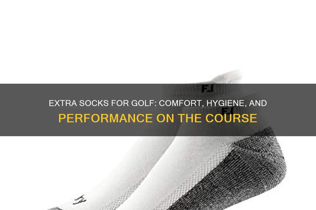 why should you bring extra socks to golf