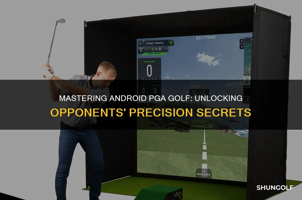 why some opponents so accurate android pga golf