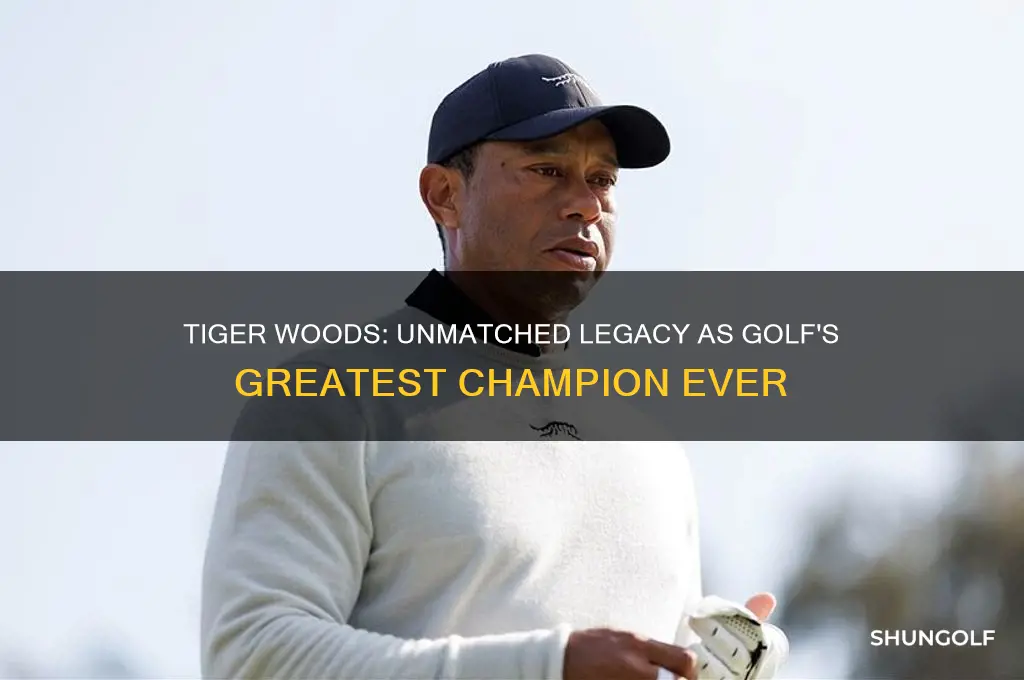 why tiger woods is the greatest golfer ever