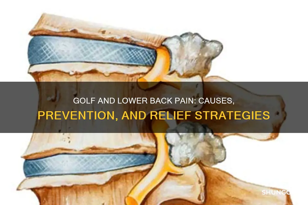 why tight lower back after golf