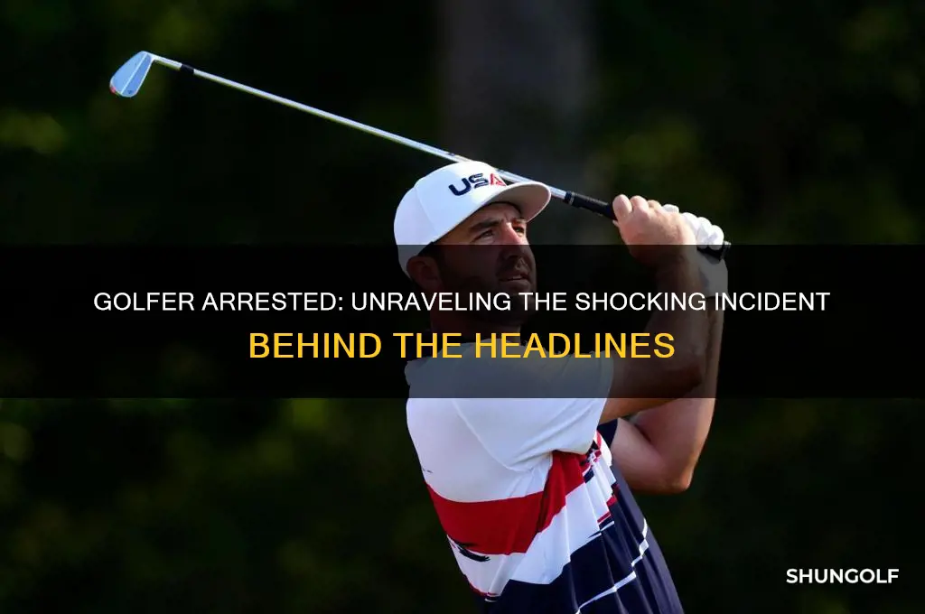 why was a golfer arrested