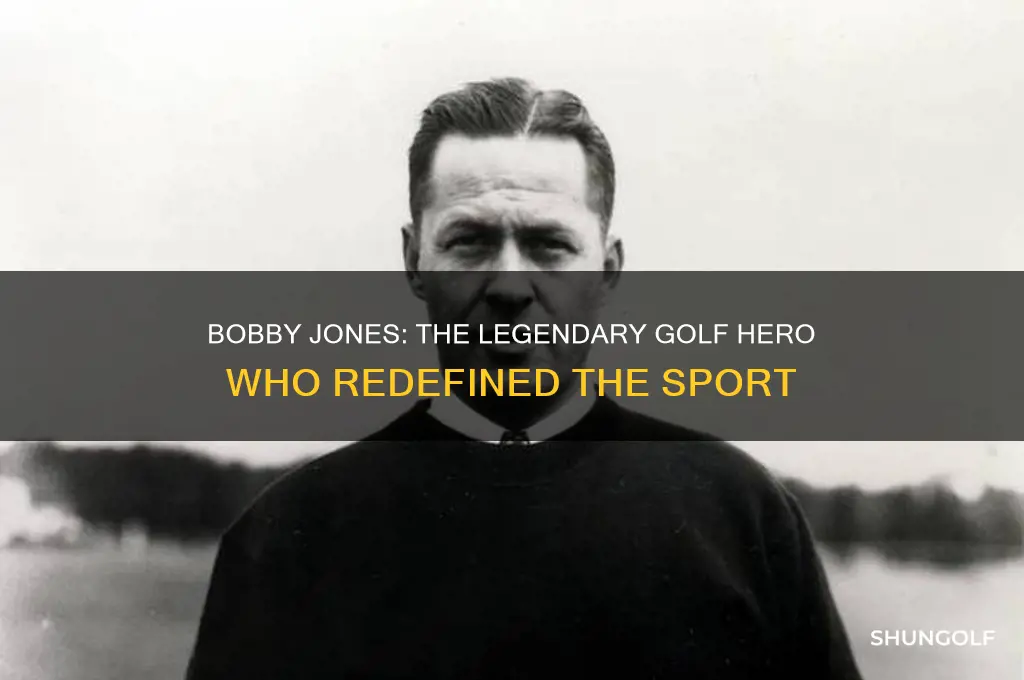 why was bobby jones a golf hero