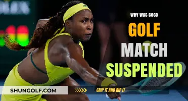 Coco Golf Match Suspended: Unraveling the Unexpected Halt and Reasons