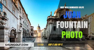 Damaged Golfe Juan Fountain: Uncovering the Story Behind the Photo