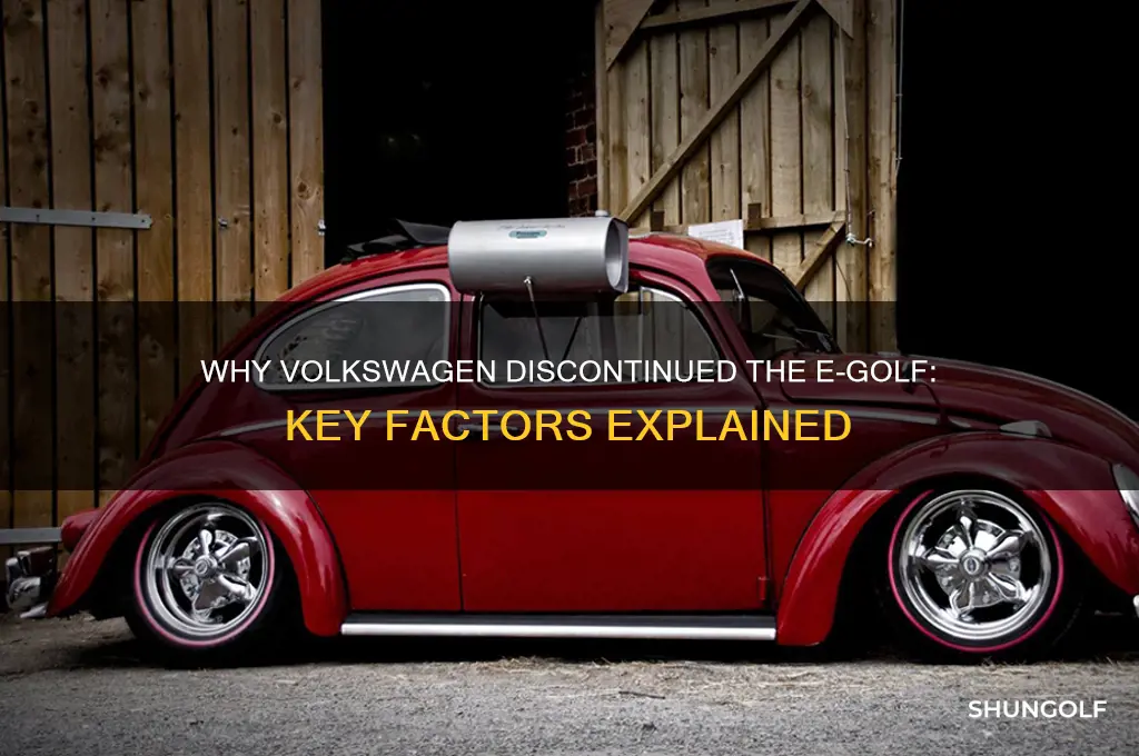 why was e golf discontinued