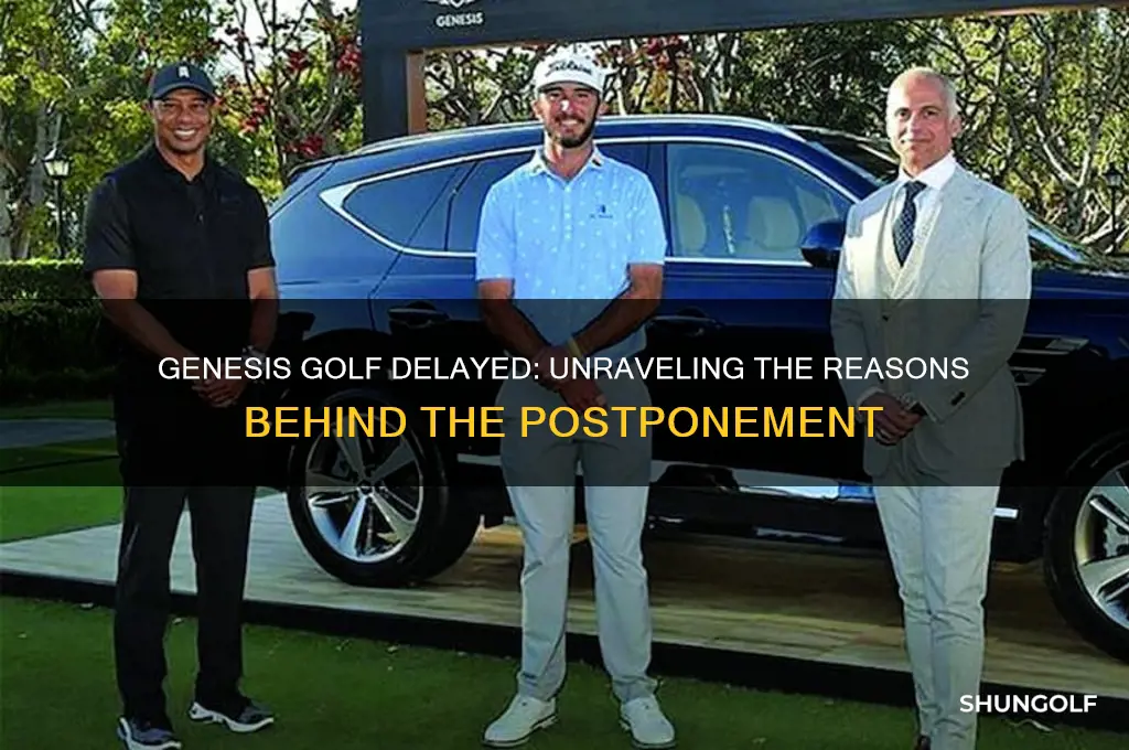 why was genesis golf delayed