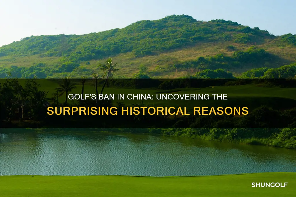 why was golf banned in china