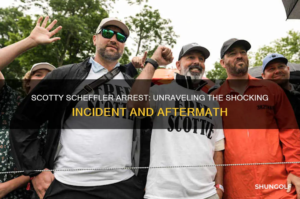 why was scottie scheffler the golfer arrested