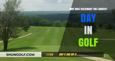 Yesterday's Golf Marathon: Unraveling the Longest Day on the Course