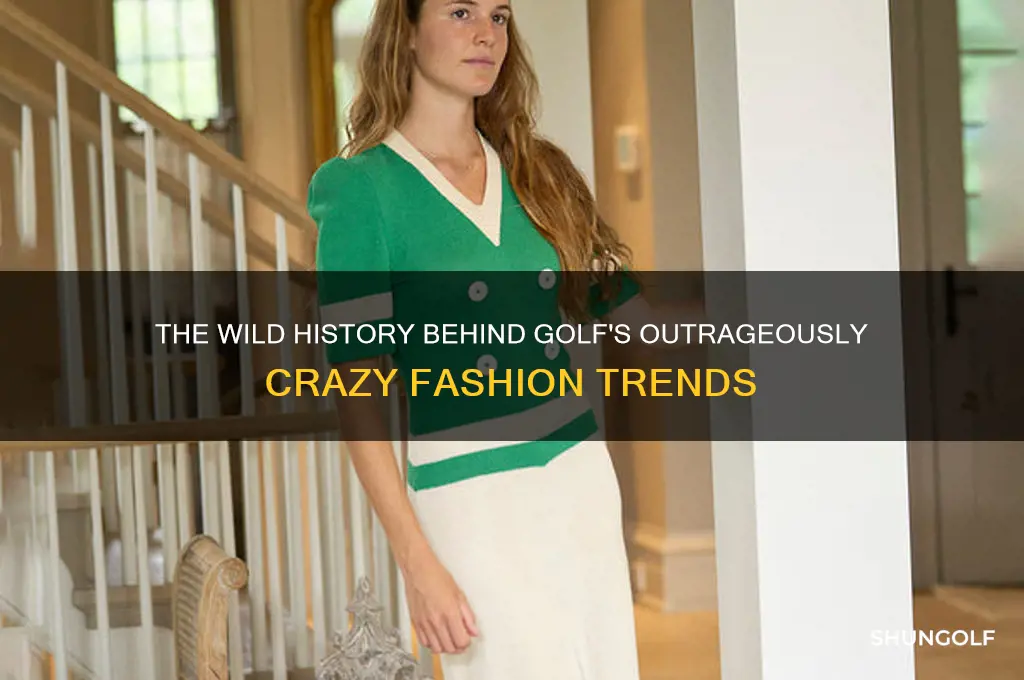 why were golf outfits crazy