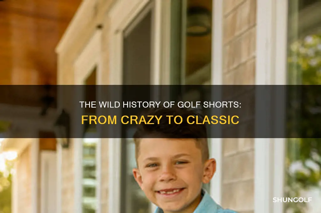 why were golf shorts crazy