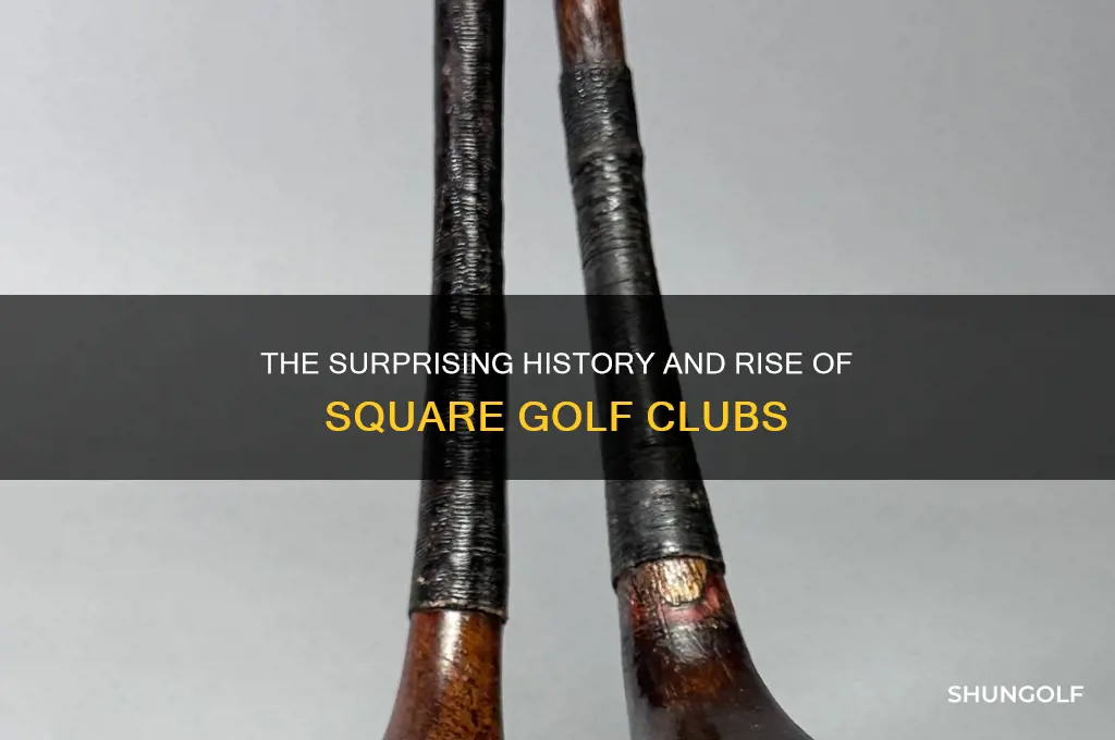 why were square golf clubs a thing