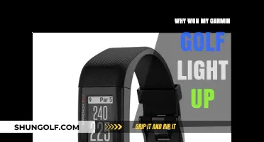 Why Won't My Garmin Golf Watch Light Up? Troubleshooting Tips