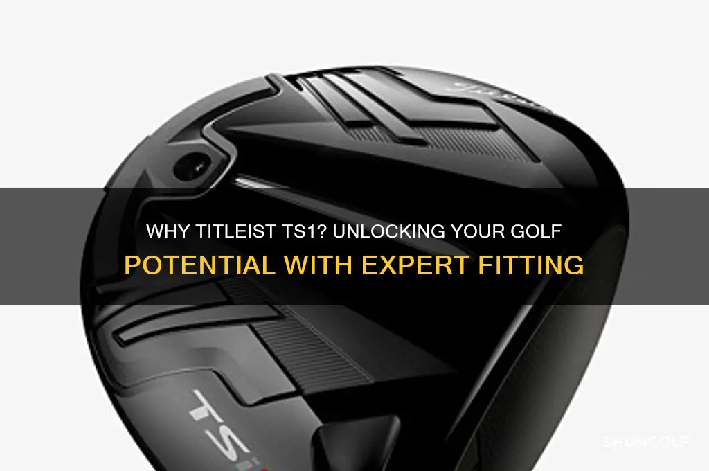 why would my golf fitter put me into the titleistts1
