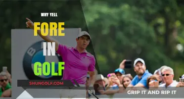 Golf's 'Fore!' Yell: A Warning and a Tradition