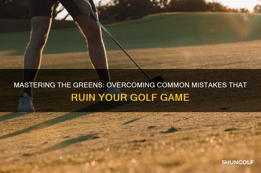 why you suck at golf