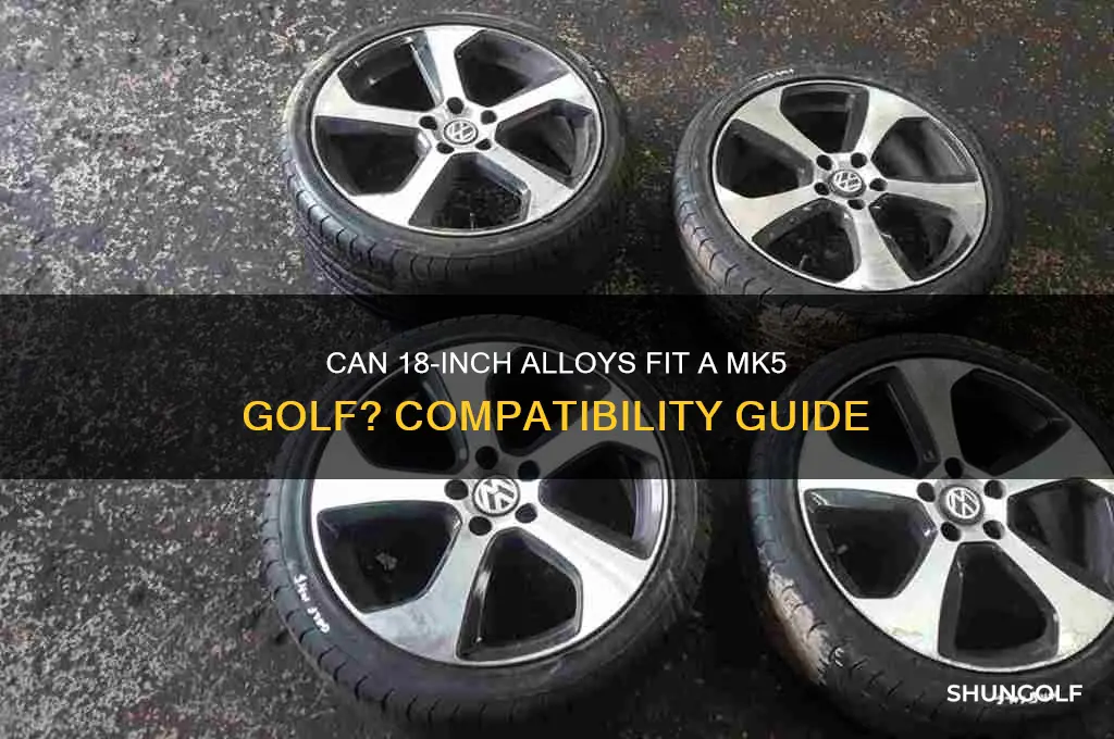 will 18 inch alloys fit mk5 golf