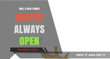 Do Golf Fish Always Swim with Their Mouths Open?