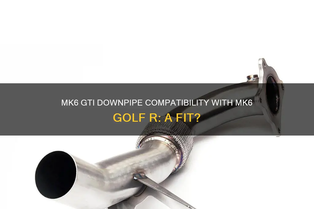 will a mk6 gti downpipe fit a mk6 golf r