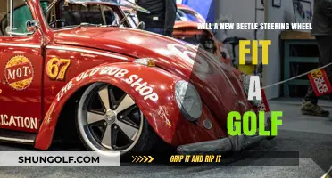 Will a New Beetle Steering Wheel Fit a Golf?