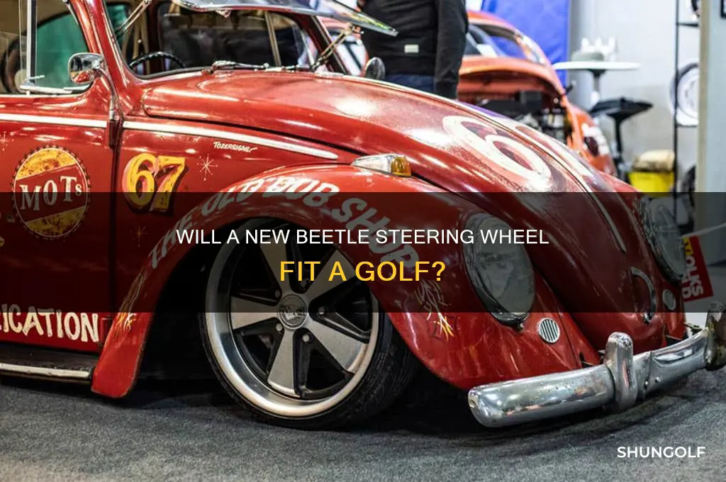 will a new beetle steering wheel fit a golf