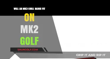 Can an MK3 Grill Badge Fit on a MK2 Golf?